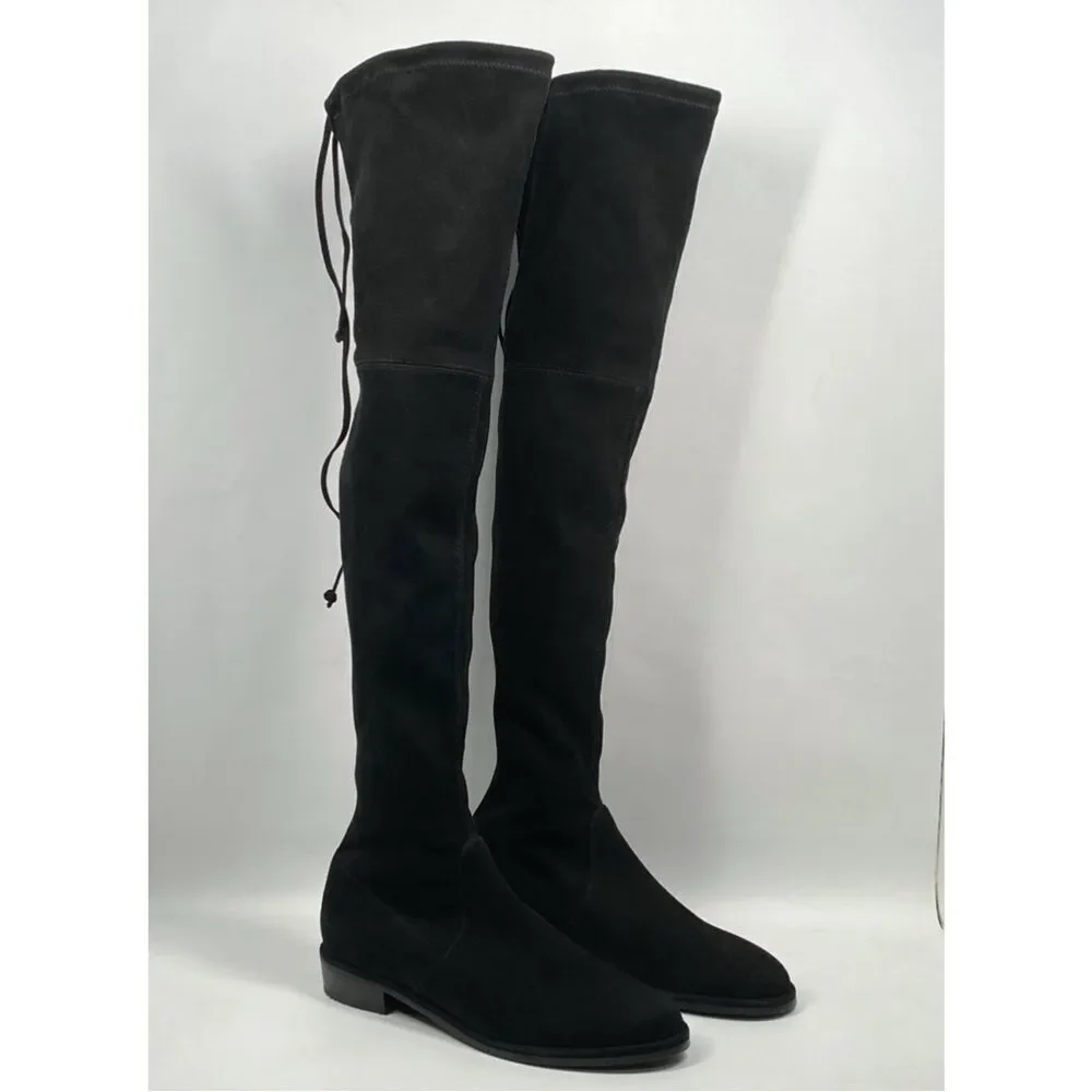 Stuart Weitzman Lowland Over-The-Knee Suede Boots size 7